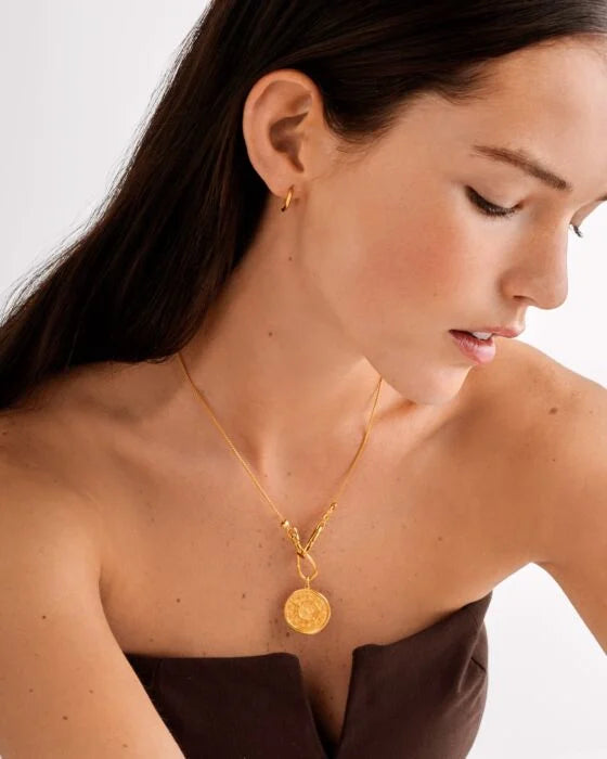 OPHENA NECKLACE GOLD COATED