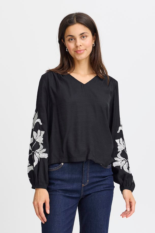 FRHARBO BLOUSE BLACK