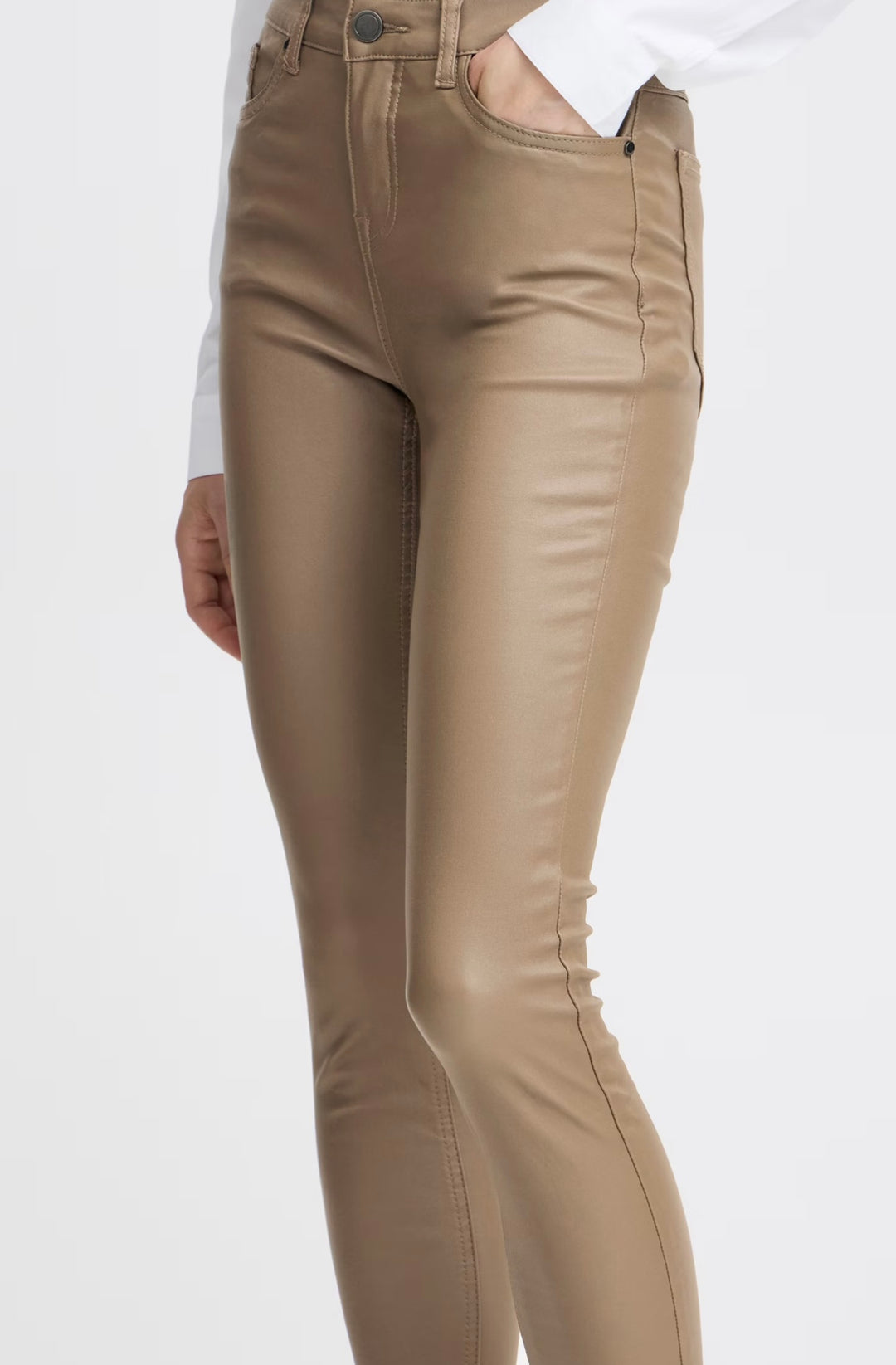 KIKO PANTS METAL WALNUT