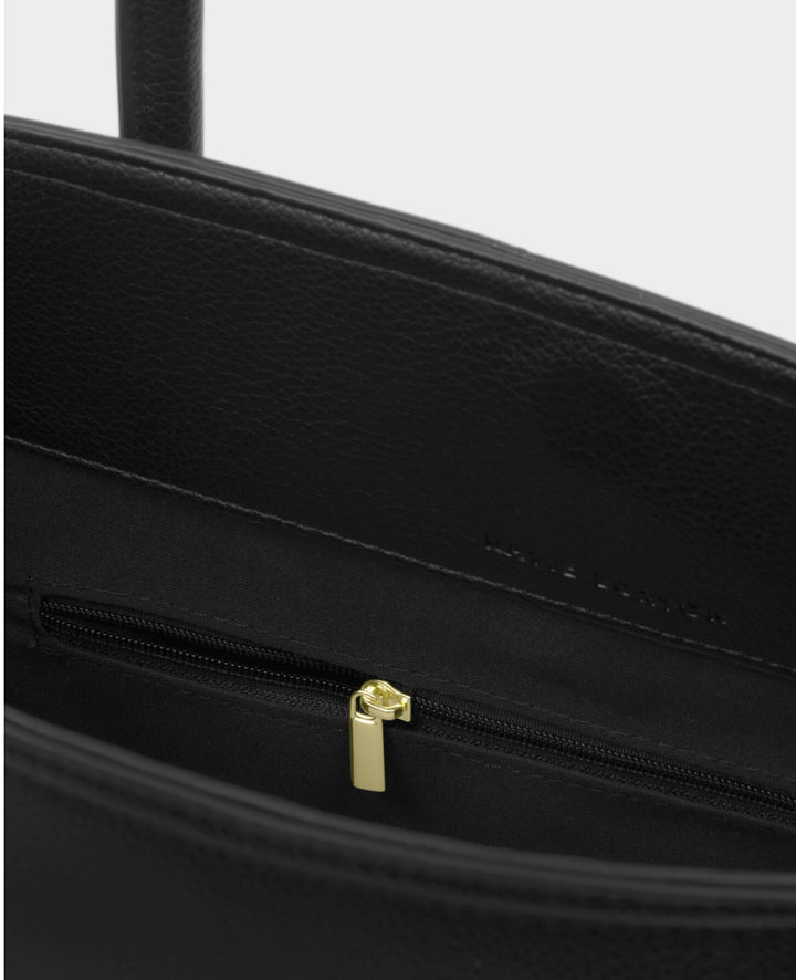 HADLEY SHOULDER TOTE BAG | BLACK