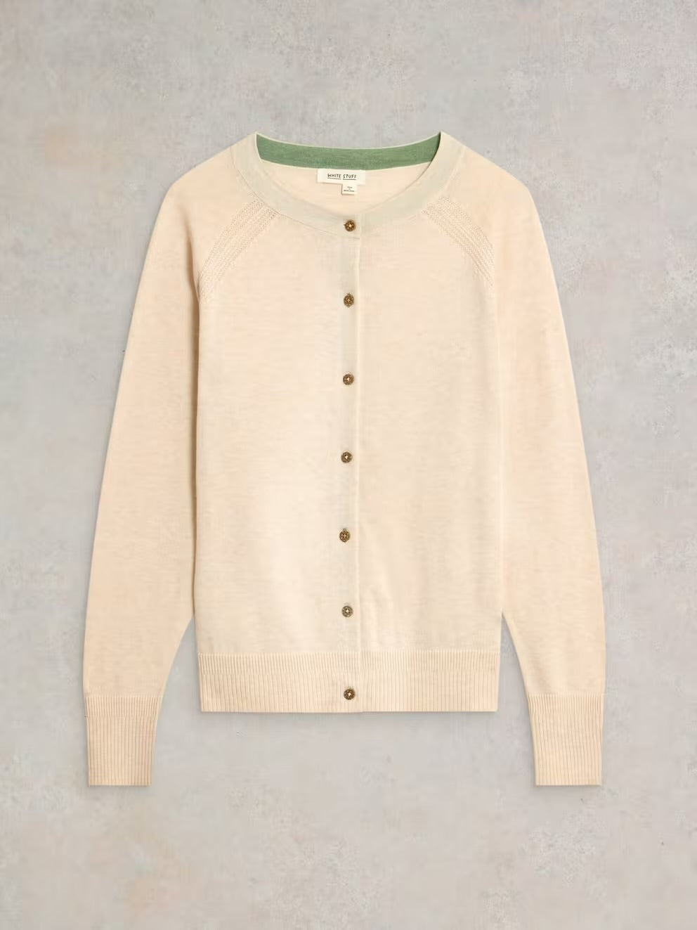 LULU CARDI NATURAL WHITE