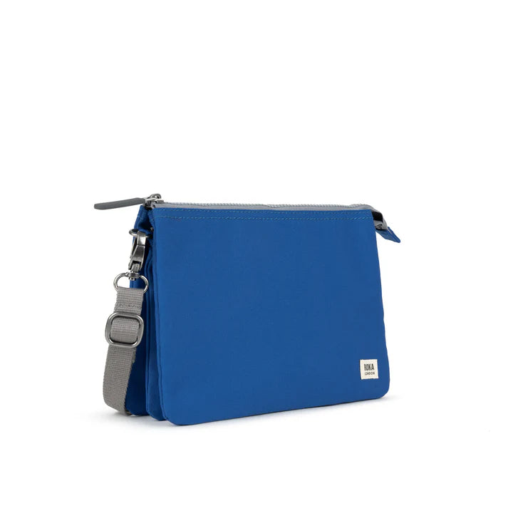 CARNABY GALACTIC BLUE RECYCLED CANVAS XL CROSSBODY BAG