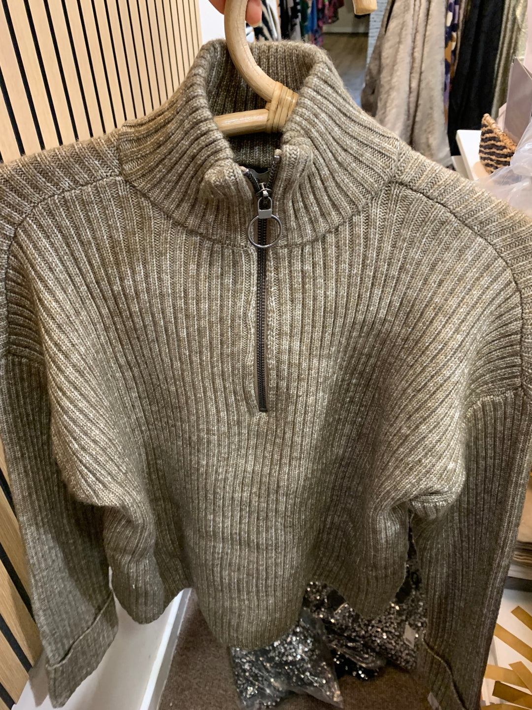 ELLY PULLOVER WALNUT MELANGE