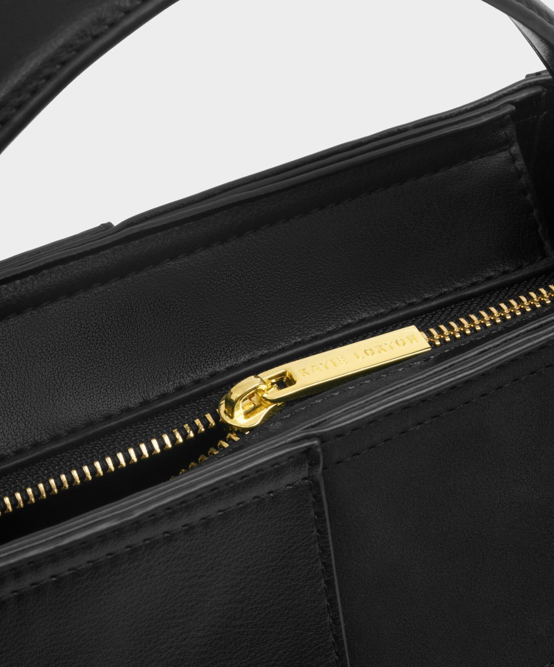 TAYA WOVEN SUEDETTE TOP HANDLE BAG BLACK