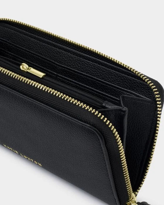 LOTTIE LARGE PURSE BLACK