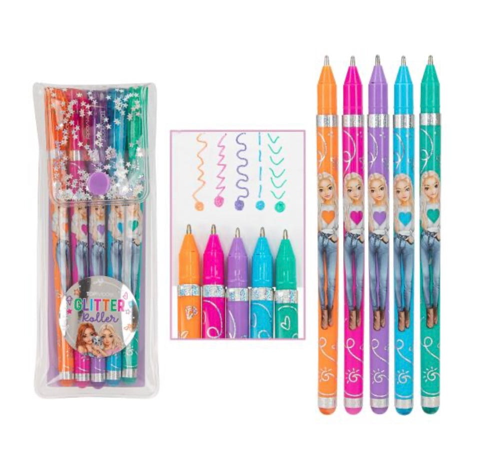 TOP MODEL GLITTER GEL PEN SET
