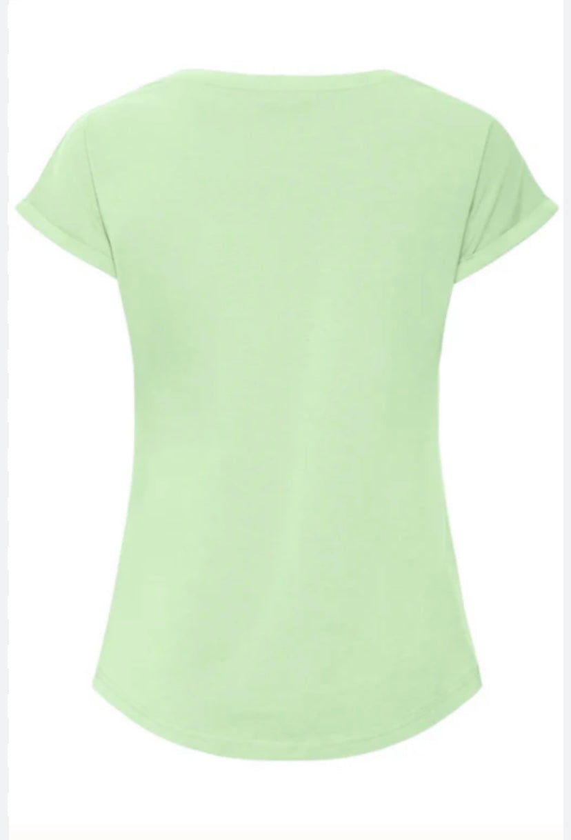 PAMILA T-SHIRT NILE GREEN