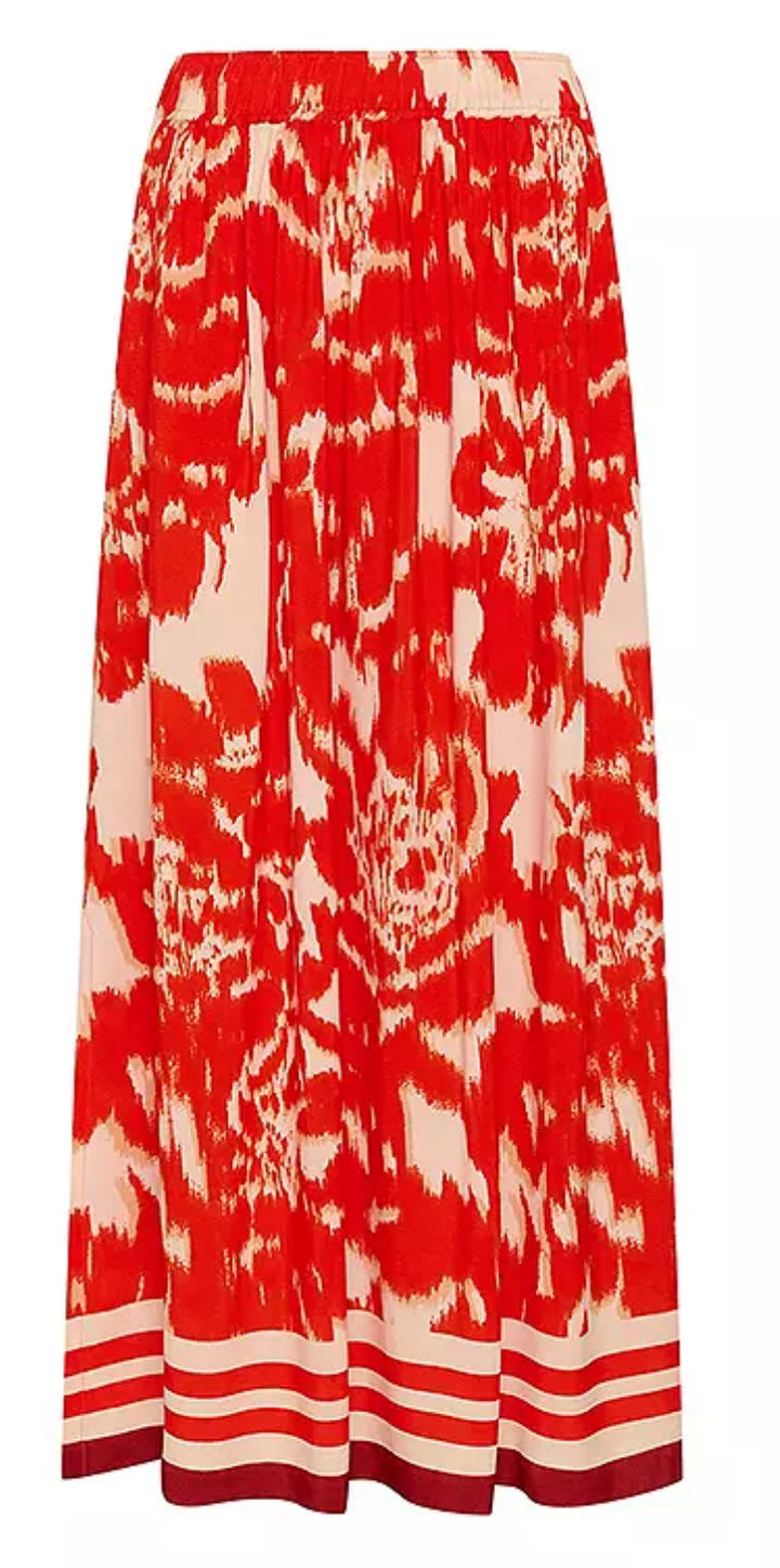 KHLOE SKIRT POINCIANA WATER BLOOMS