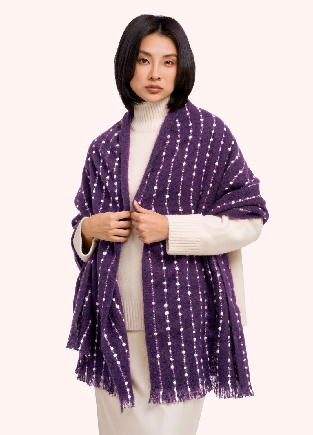 Powder ! Dakota Scarf in Damson