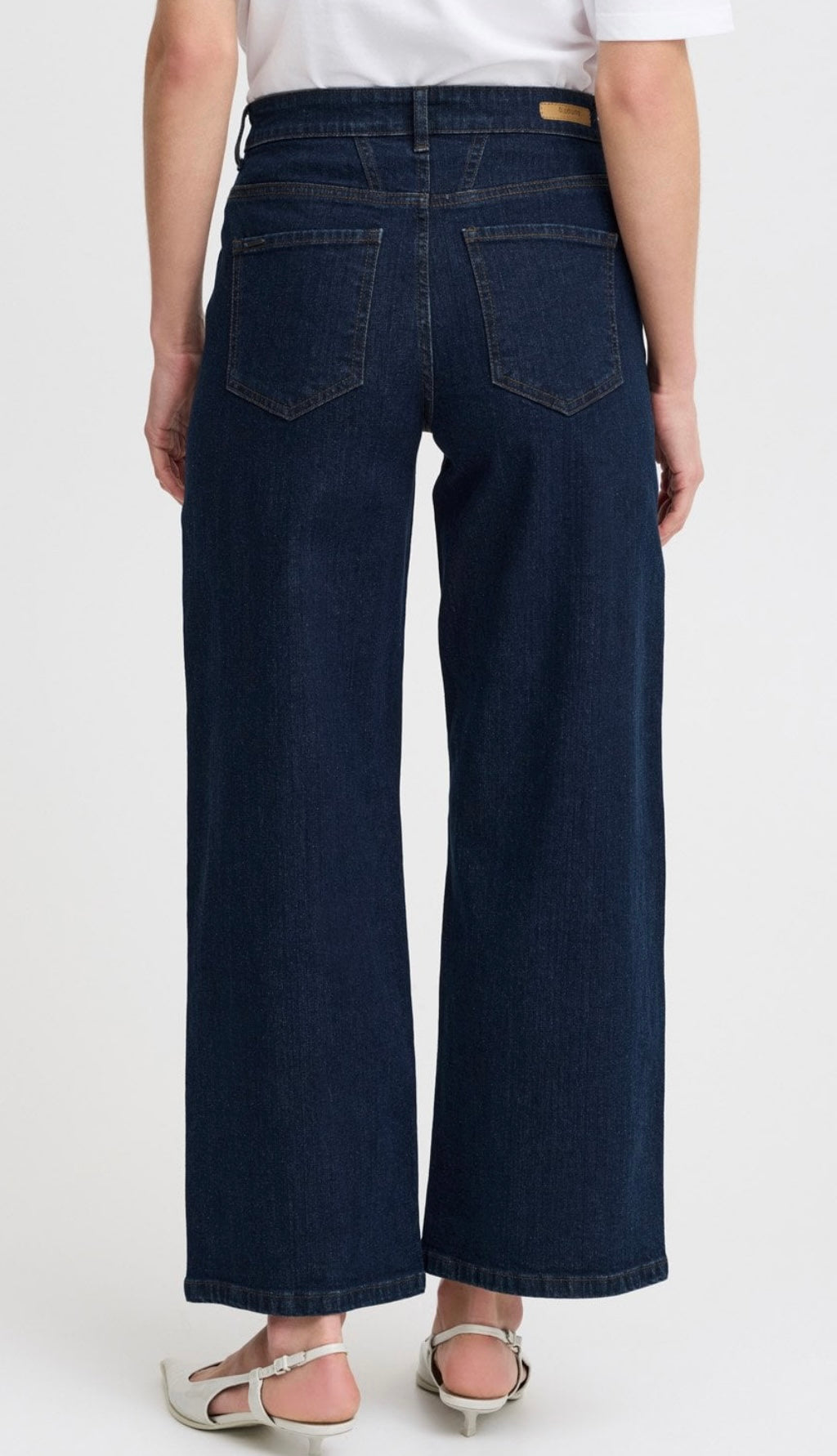 KOMMA WIDE JEANS DARK BLUE DENIM