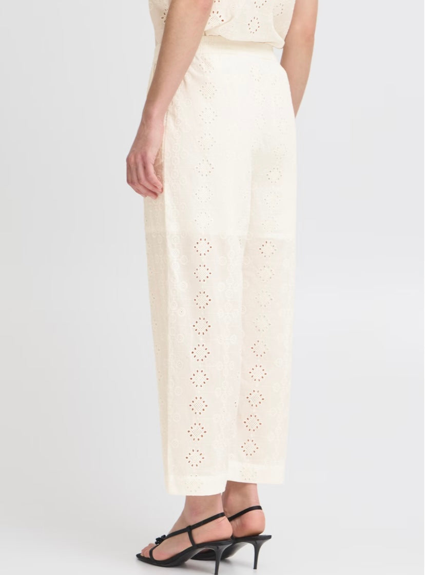 INGENLIS TROUSERS MARSHMALLOW