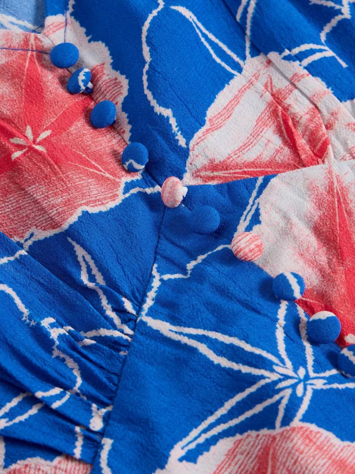 BLUE PRINT HAZEL BIAS CUT DRESS