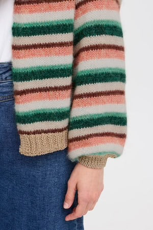 ONERO STRIPED CARDIGAN