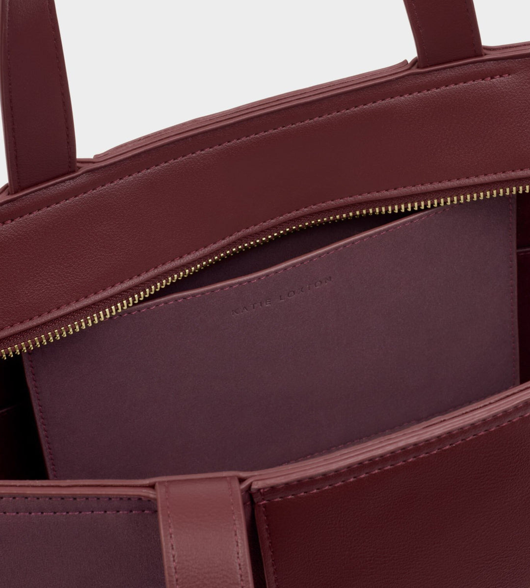 TAYA WOVEN SUEDETTE TOTE BAG | CHERRY