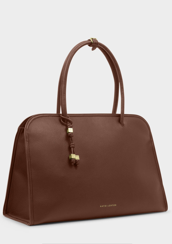HADLEY SHOULDER TOTE BAG DARK CHOCOLATE