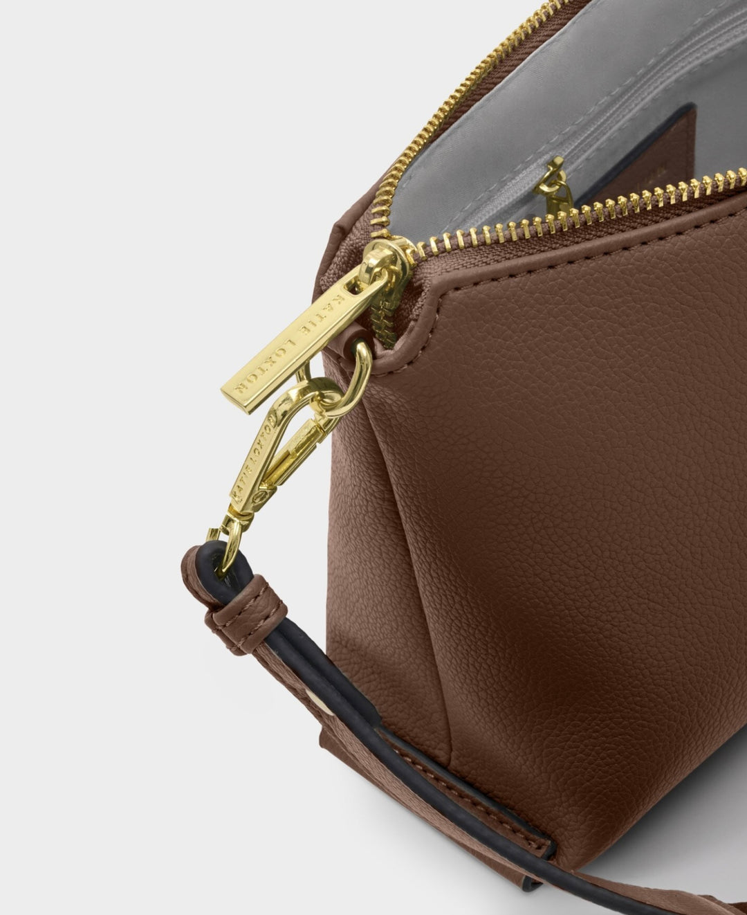 LAILA CANVAS STRAP CROSSBODY BAG| DARK CHOCOLATE