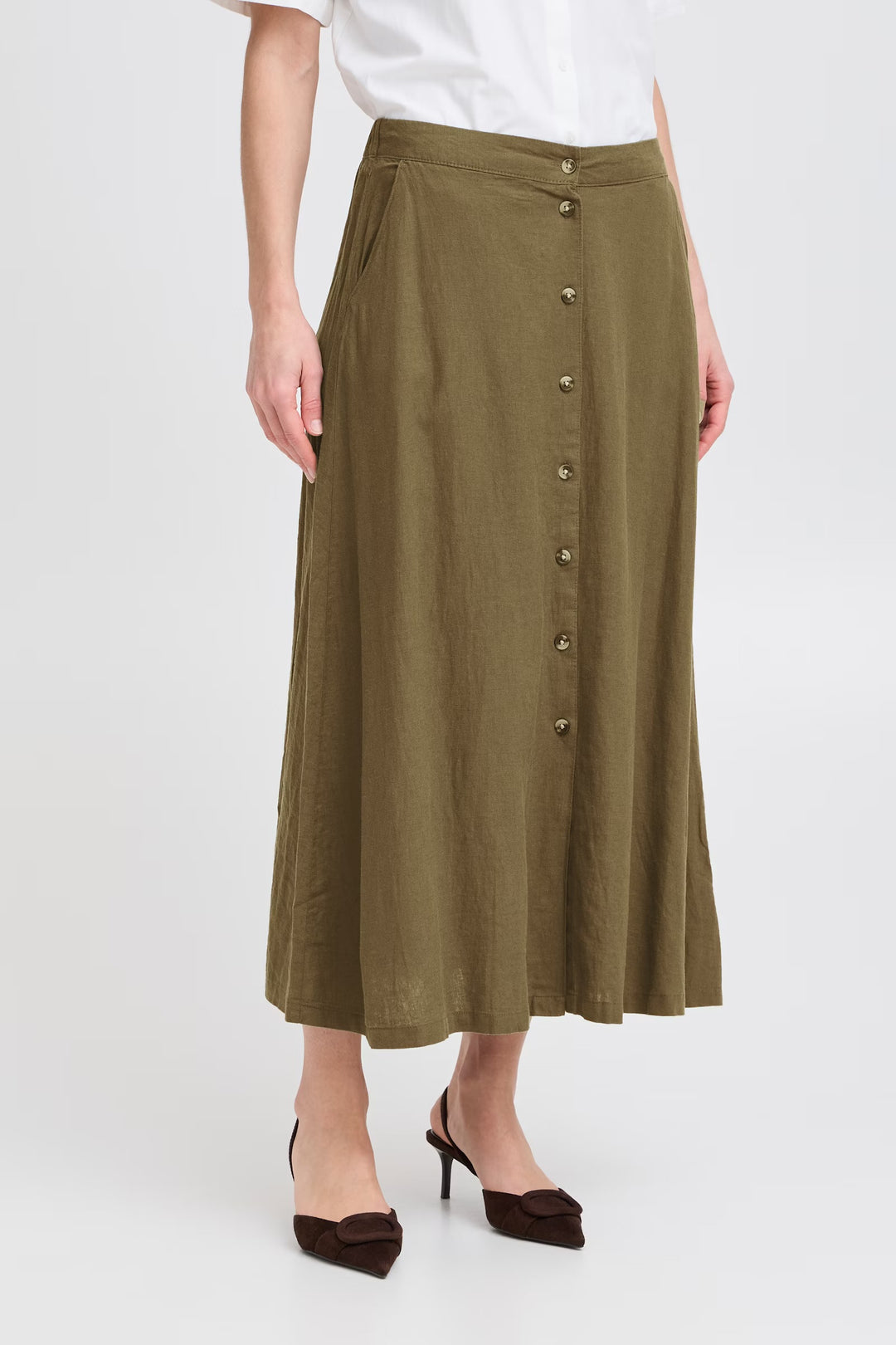 KALAMANTA FALAKKA BUTTON SKIRT