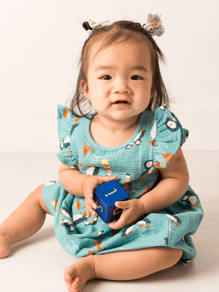 KENZIE THE PUFFIN SUMMER DRESS 4-5 YEARS