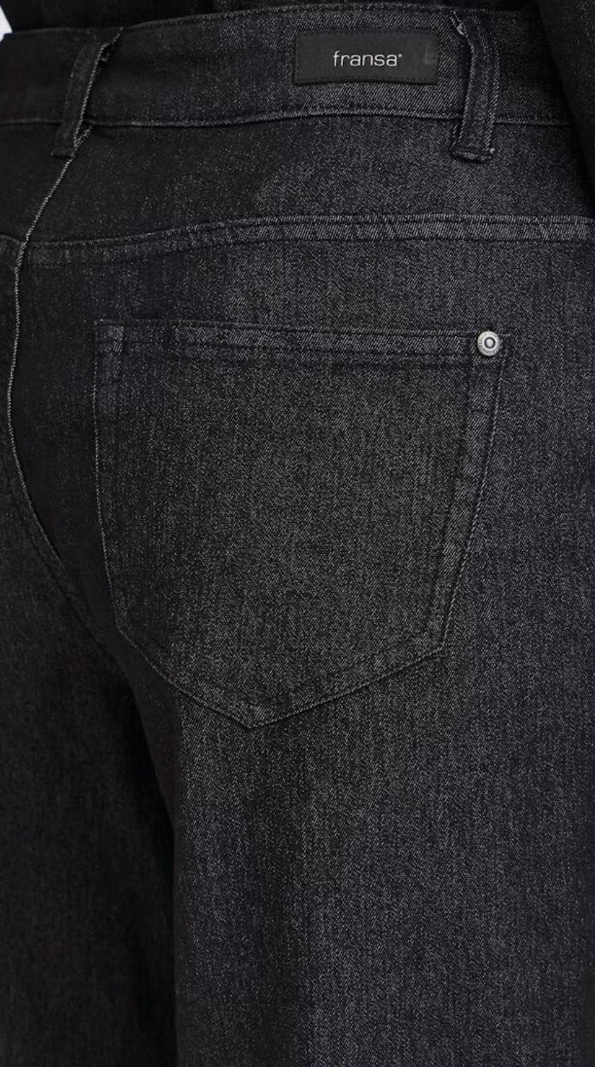 CHI HANNA JEAN BLACK DENIM