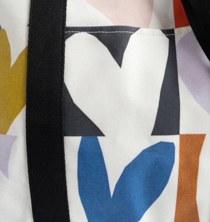 MULTI CHECKMATE HEART WEEKEND BAG