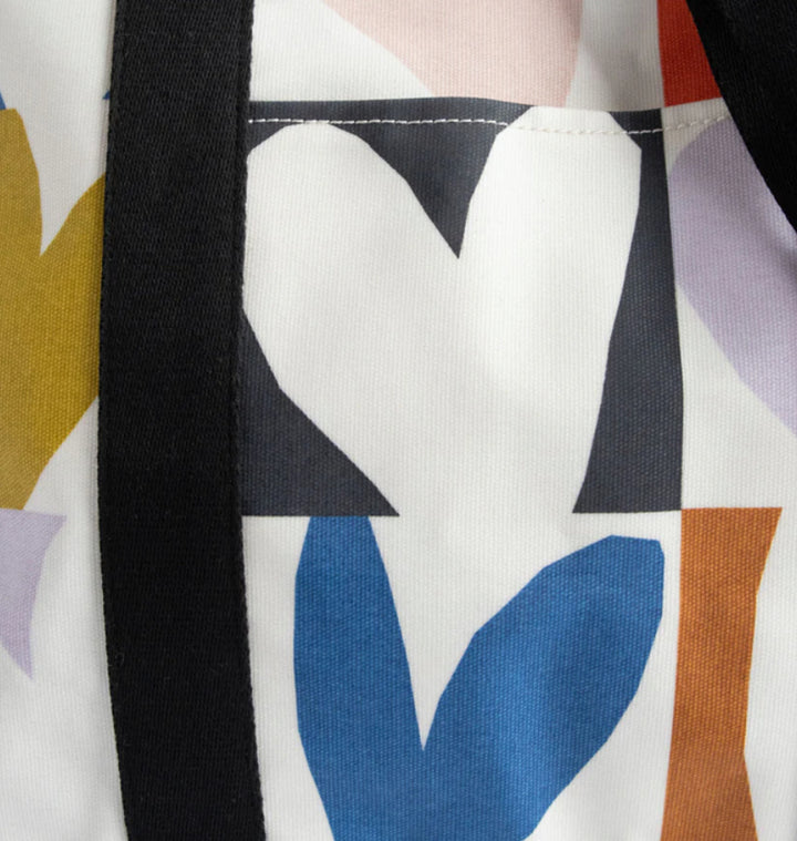 MULTI CHECKMATE HEART WEEKEND BAG