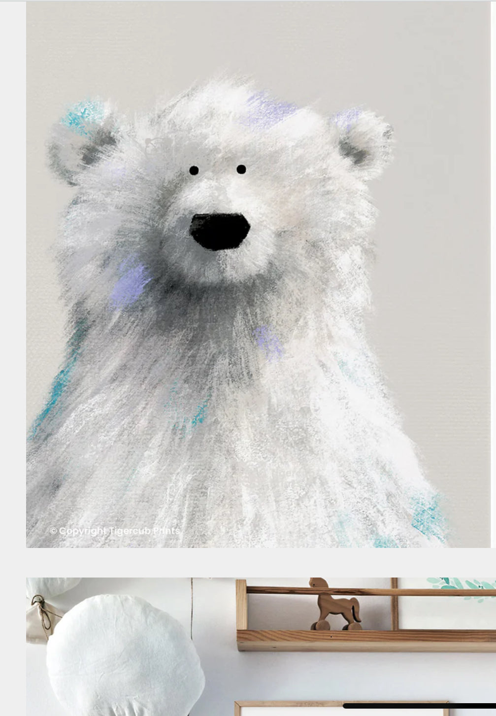 A4 POLAR NURSERY PRINTS SET OF 3 PRINTS