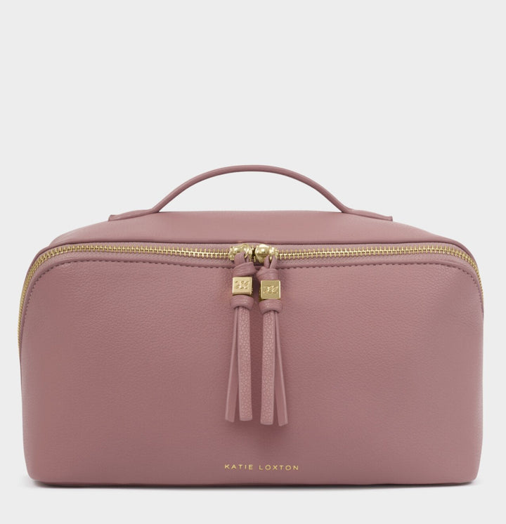 SOHO LARGE MAKE UP / WASH BAG | DEEP ROSE