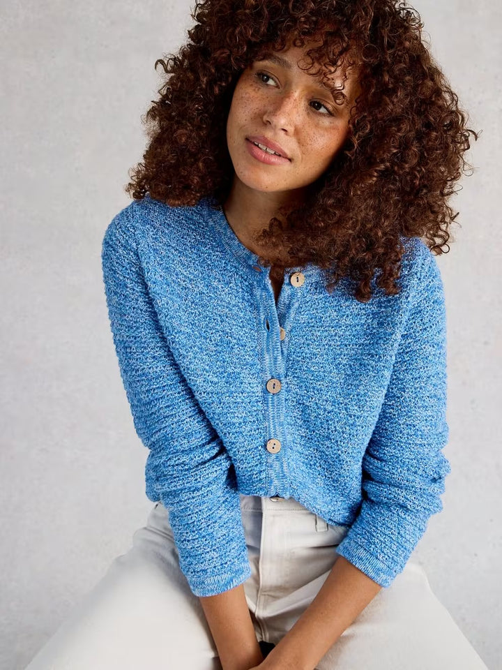 BELLE CARDI MID BLUE
