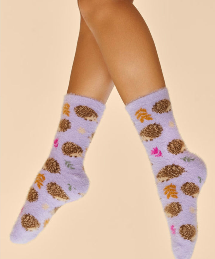 TINY HEDGEHOGS SLIPPER SOCKS