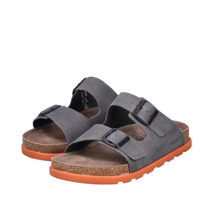 21190-40 MENS SANDALS GREY AGO