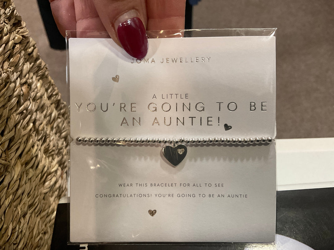 A LITTLE YOUR HOING TO BE AN AUNTIE BRACELET