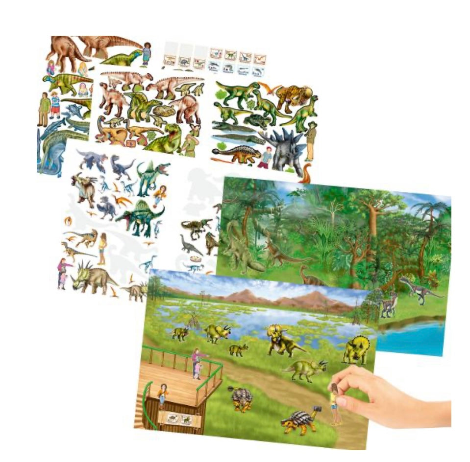 DINO ZOO STICKER BOOK