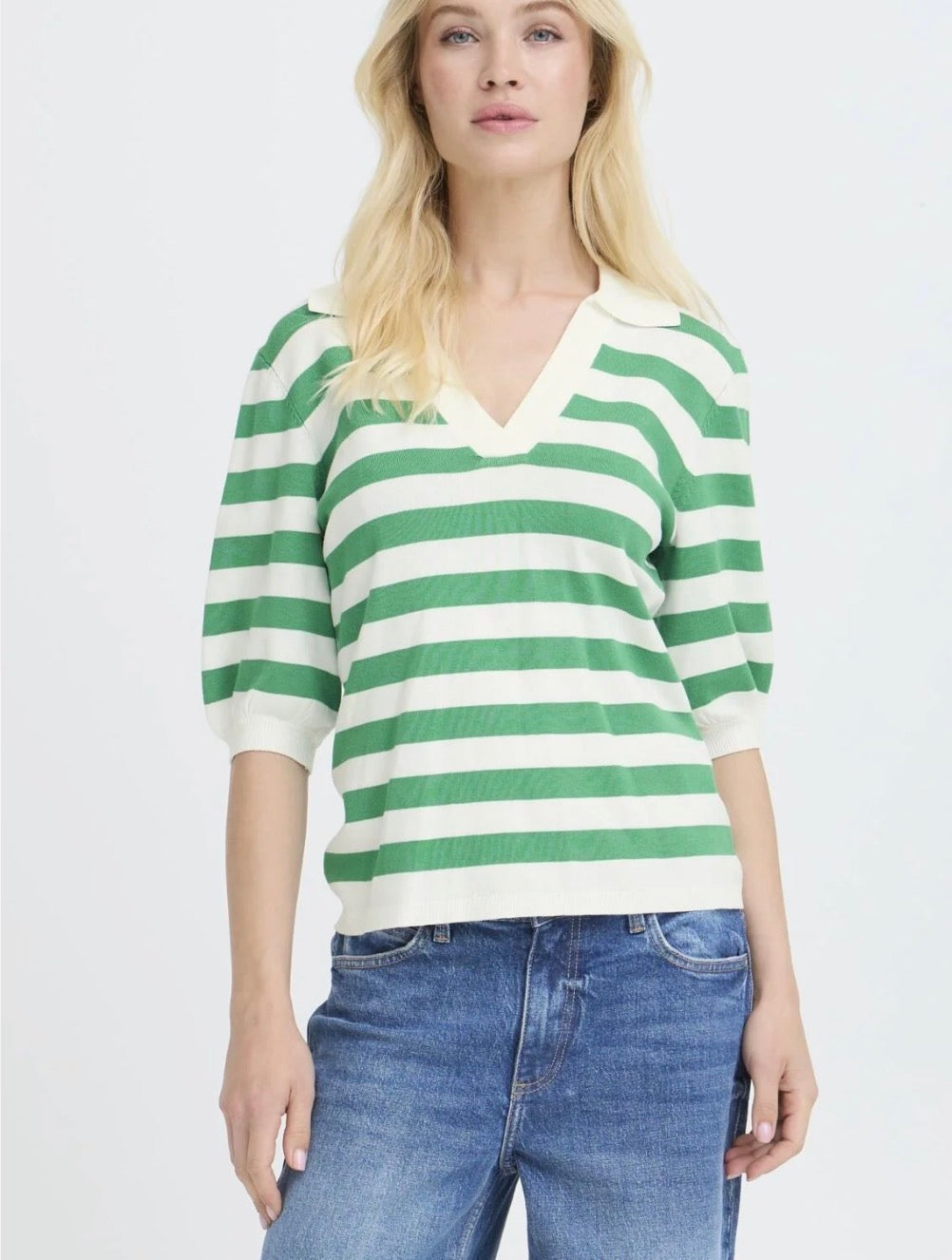 MMORLA SS POLO LEPRECHAUN STRIPE