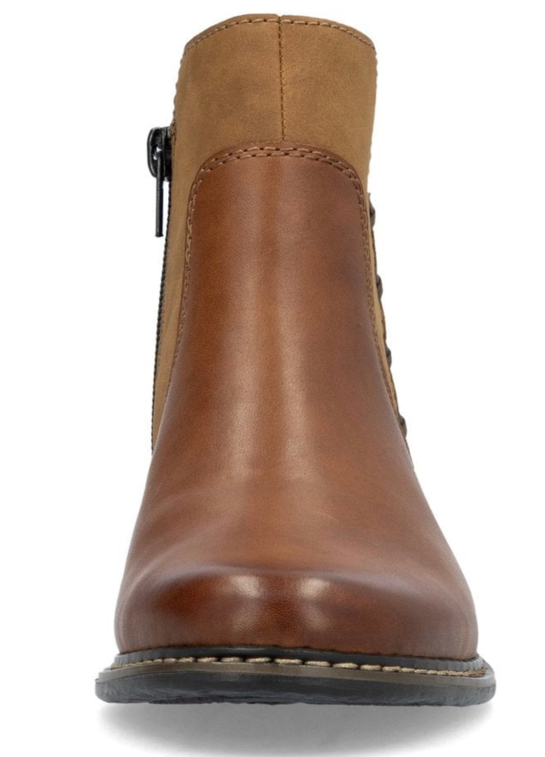 Z4951-24 LADIES BROWN MID HEIGHT BOOTS