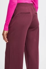 RIZETTA WIDE CROP TROUSER PORT ROYALE