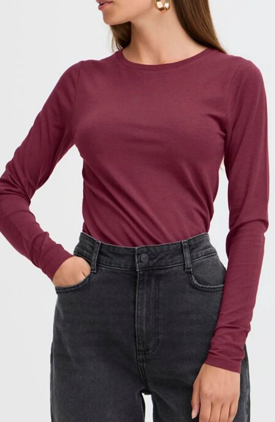 PAMILA LS T-SHIRT PORT ROYALE