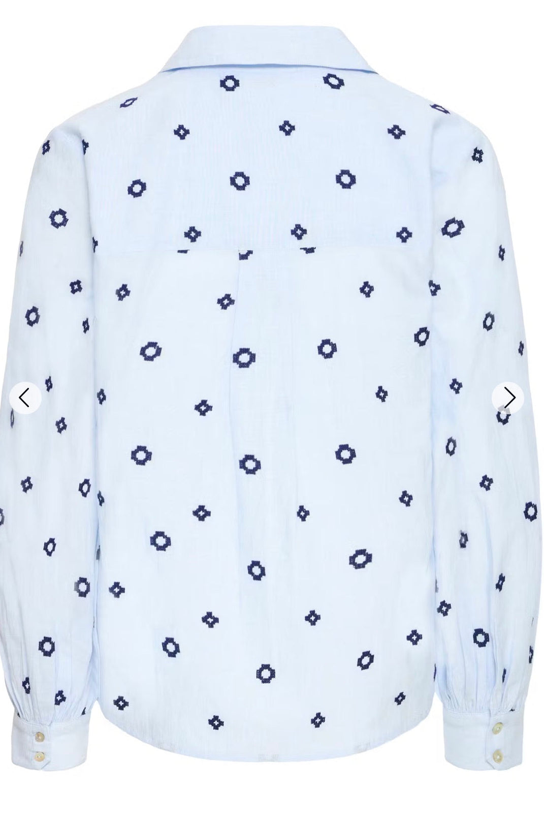 FABIENNE LS SHIRT DELLA ROBBIA BLUE