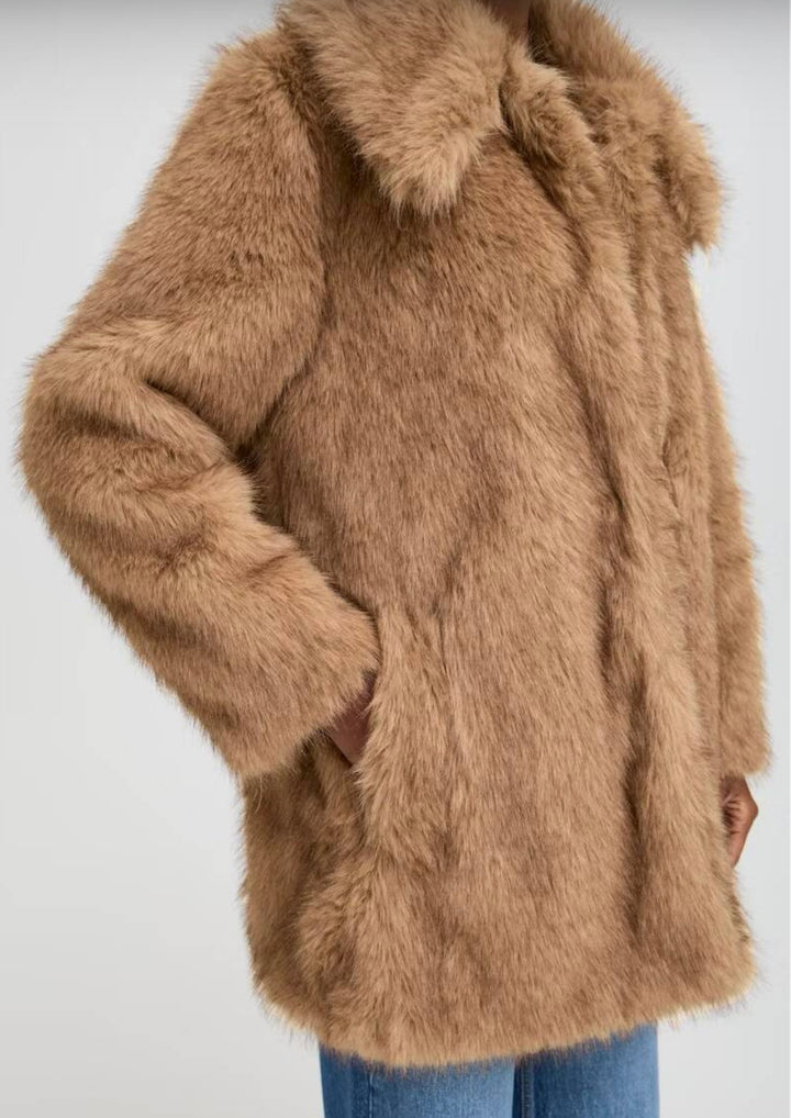 AKAJA COAT TIGER’S EYE MELANGE