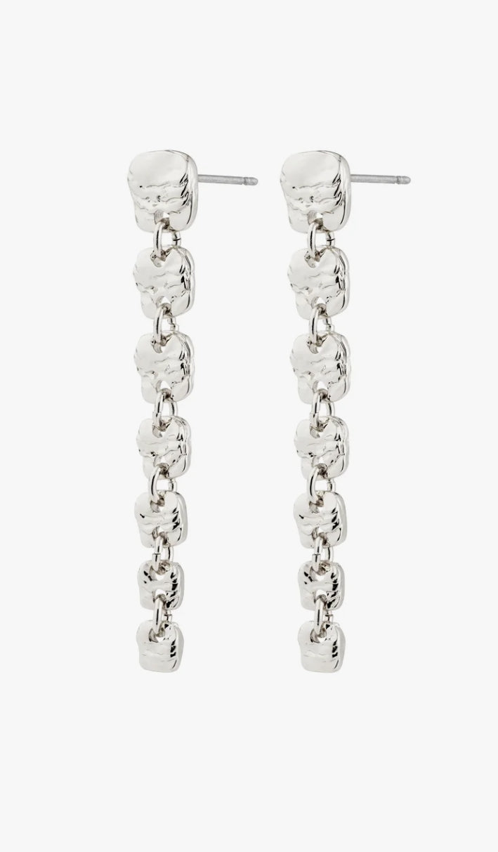 SENSE EARRINGS SILVER-PLATED