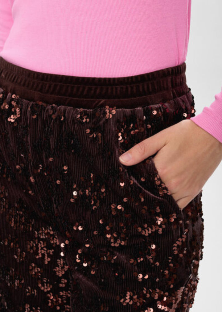 KIMSI TROUSERS BLACK COFFEE