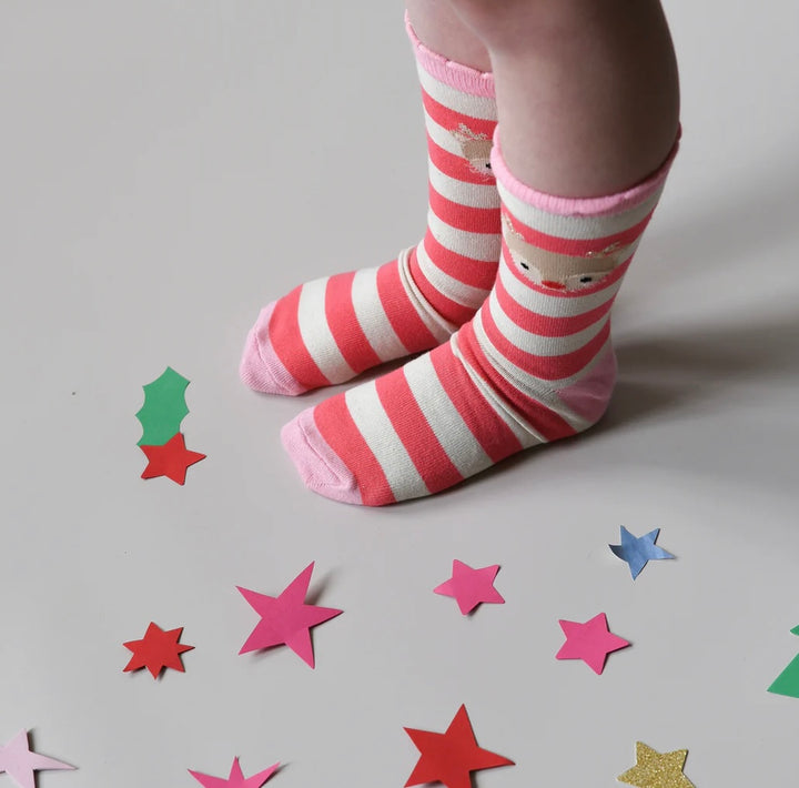 JOLLY CHRISTMAS 2 PACK SOCKS