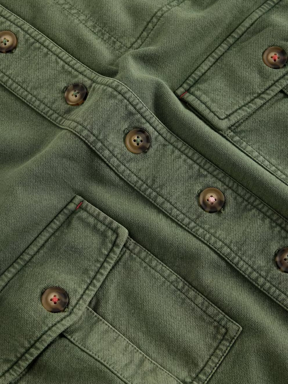 DEMI UTILITY JERSEY JACKET MID GREEN