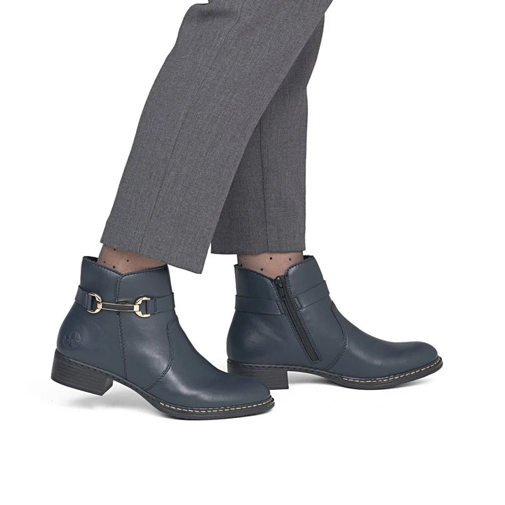 Rieker Women's Short Boot Boot - Blue