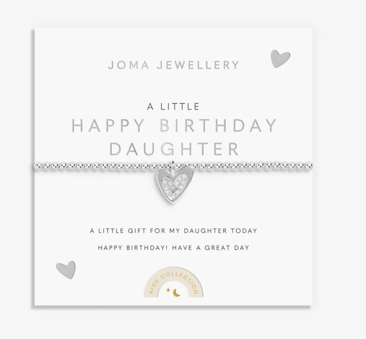 KIDS A LITTLE HAPPY BIRTHDAY DAUGHTER BRACELET