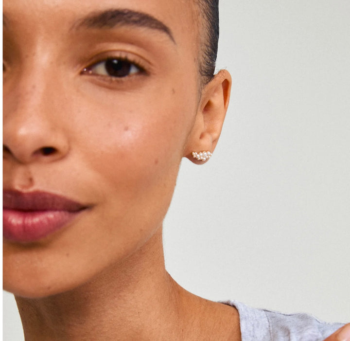 JOVA PEARL EARRINGS GOLD PLATED