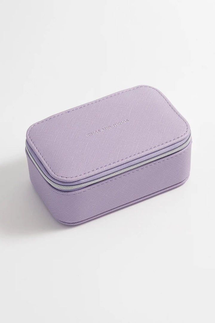 MINI JEWELLERY BOX - LILAC SAFFIANO