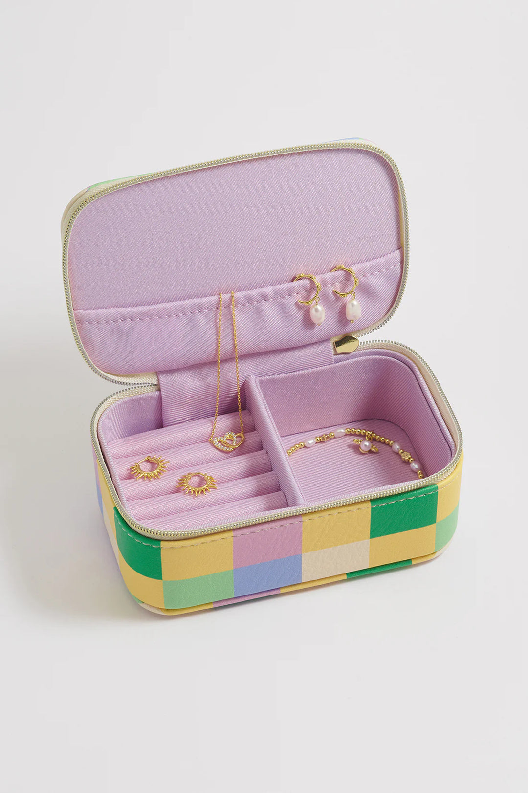 MINI JEWELLERY BOX - CHECKERBORAD