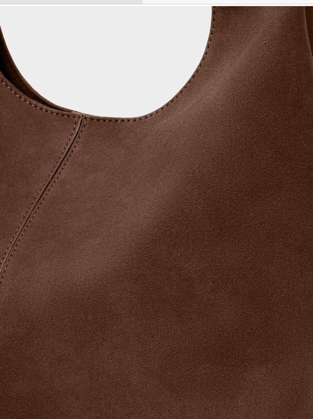 LAILA SUEDETTE SHOULDER BAG | CHOCOLATE SUEDETTE