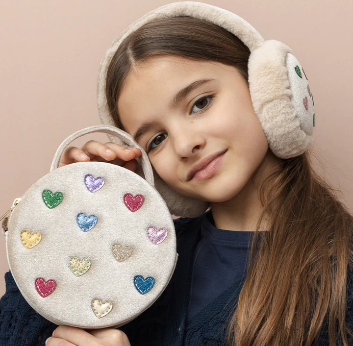 JAZZY HEARTS BAG BEIGE