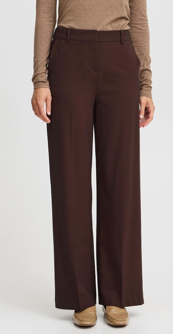 HOT CHOCOLATE MELANGE DANTA WIDE LEG TROUSER